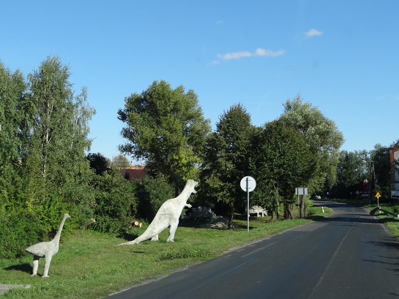 Польша . Динозавры.