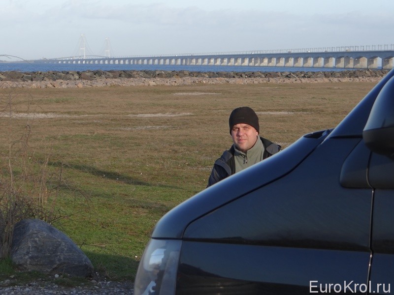 Мост Большой Бельт в Дании