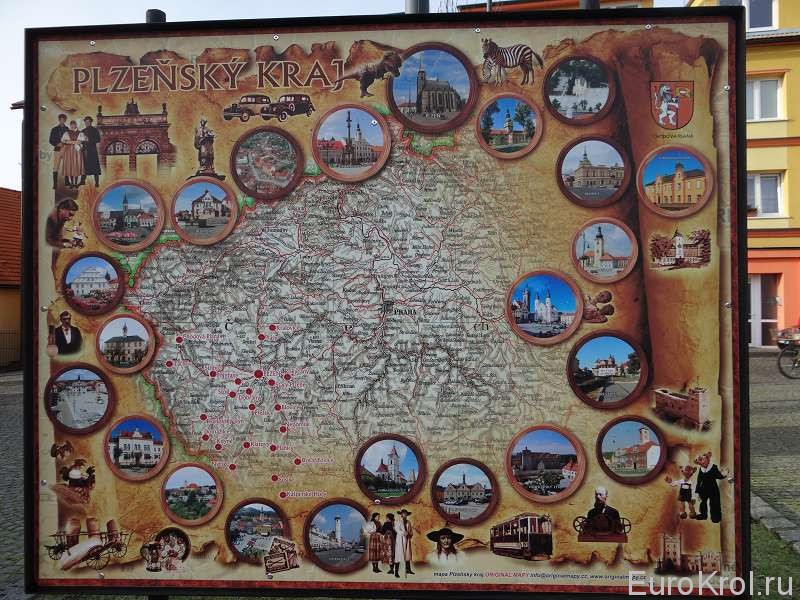Отель У Сладка Чехия туристическая карт
